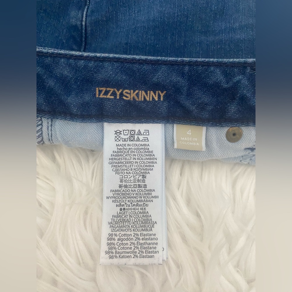 SOLD Michael Kors Izzy Undone Raw Edge Skinny Jeans - Picture 3 of 9